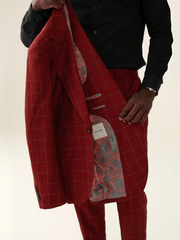 Ade Straight Leg Suit Pants - Saint Ola