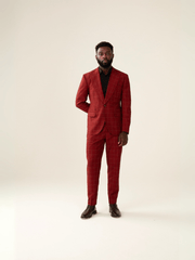 Ade Straight Leg Suit Pants - Saint Ola